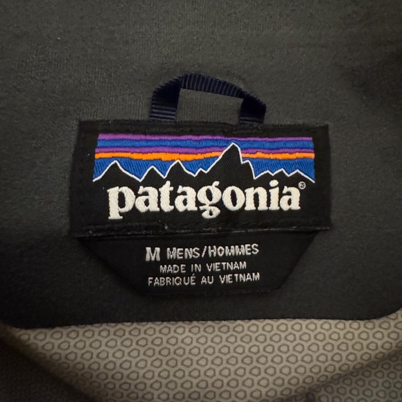 FLAWLESS Patagonia Torrentshell Pullover Mustard/Red STY83932 Men’s Medium - Picture 5 of 6